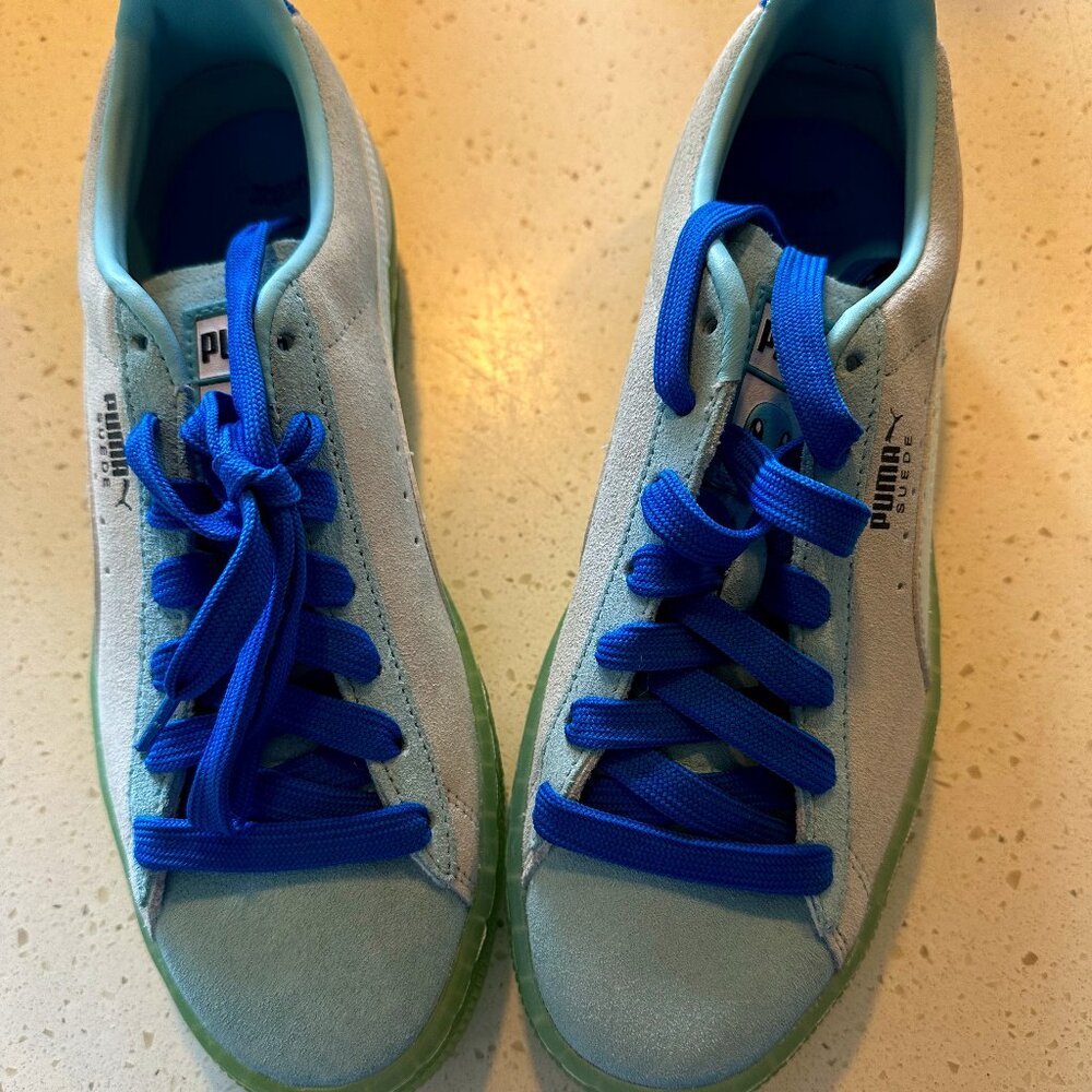 Puma X Pokemon Suede Classics Squirtle Zenigame Collaboration US Kids 6.5